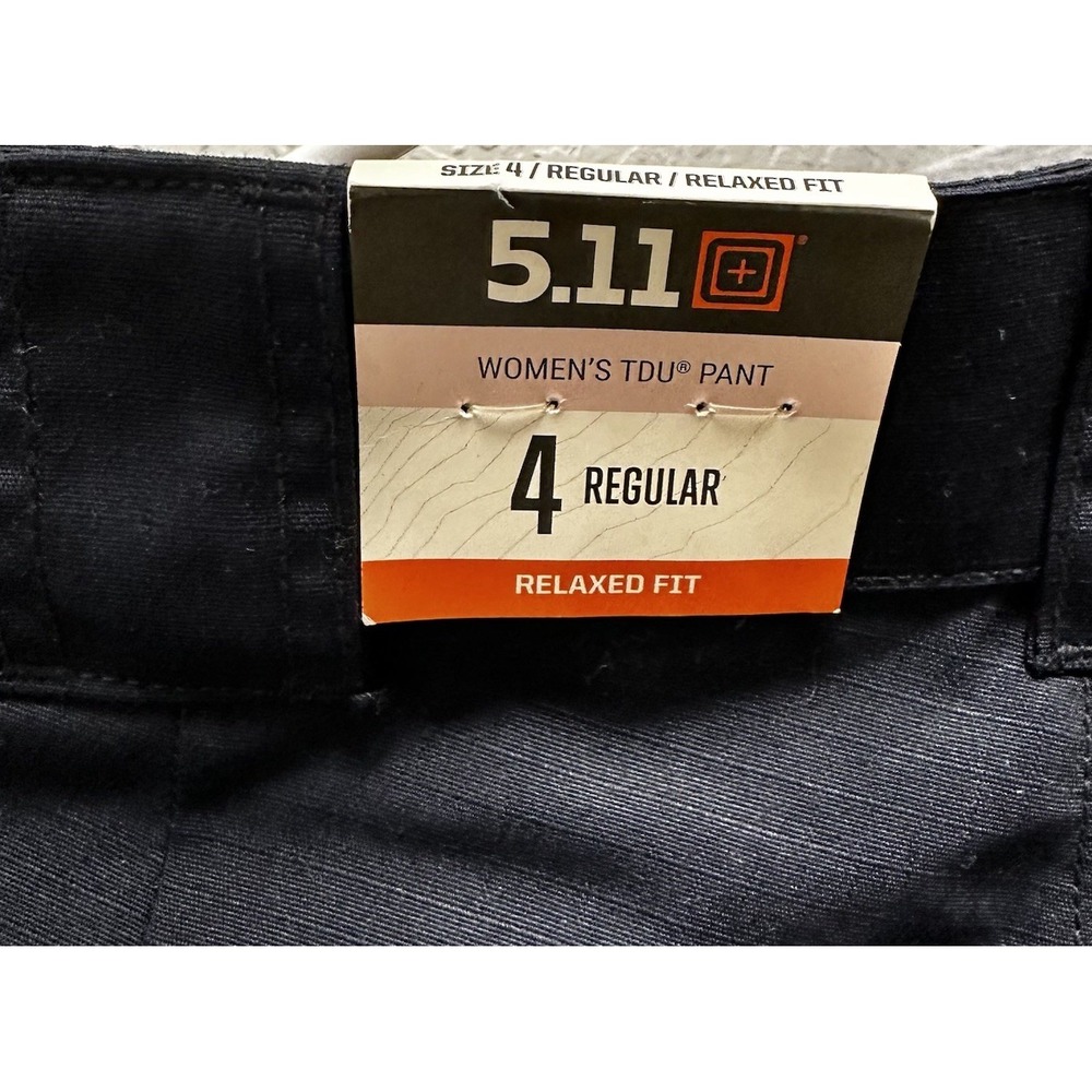 5.11 Tactical Women's TDU Ripstop Uniform Size 4/Navy Blue - Picture 3 of 5